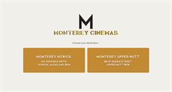 Desktop Screenshot of montereycinemas.co.nz