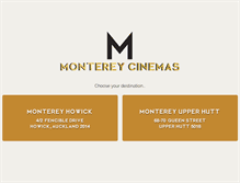Tablet Screenshot of montereycinemas.co.nz